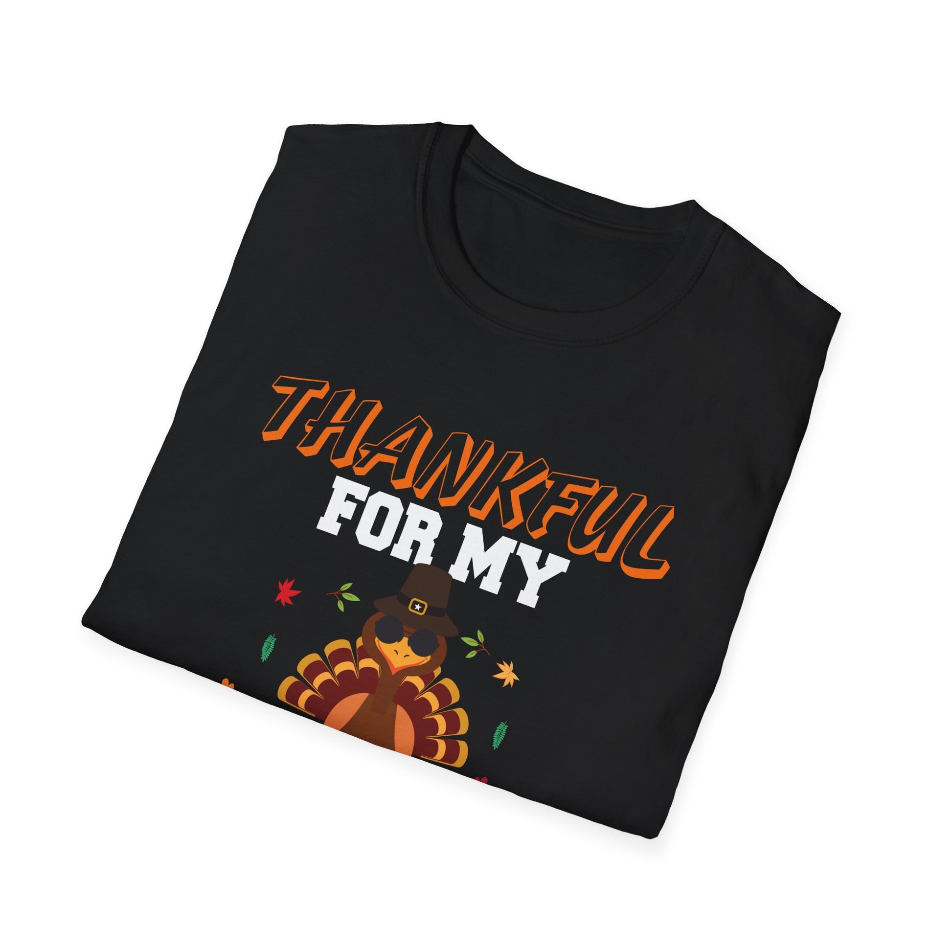 Thankful for My Pre-K Turkey T-Shirt — Cute Thanksgiving Kid Tee  Unisex T-Shirt