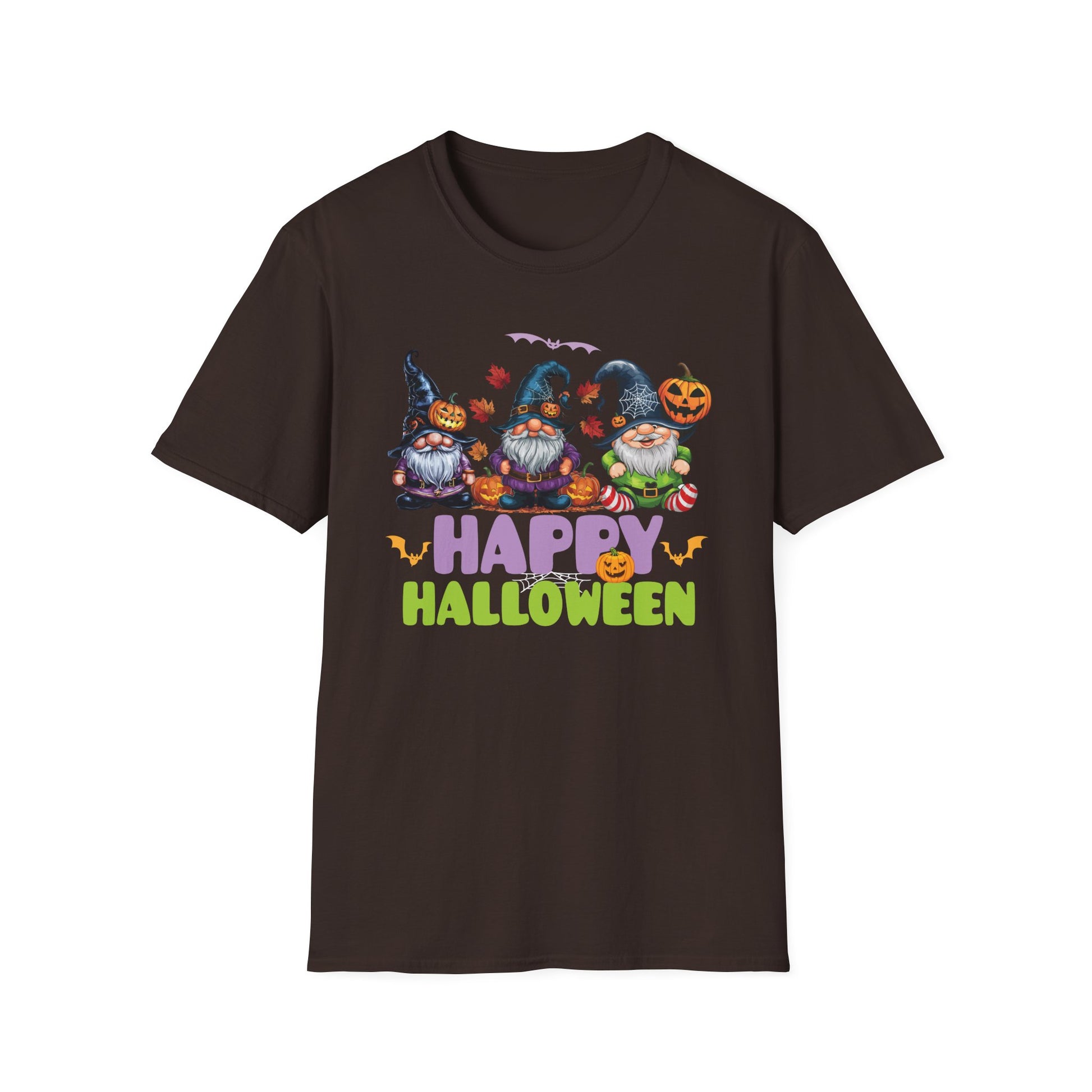 Happy Halloween Gnomes T-Shirt — Cute Spooky Pumpkin Gnome Halloween Tee