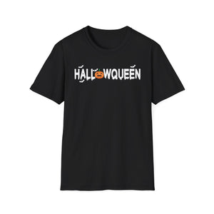 Halloween Queen T-Shirt — Cute Pumpkin & Bat Halloween Tee