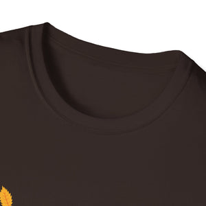 Thanksgiving T-Shirt — Happy Thanksgiving Fall Leaves Holiday Tee