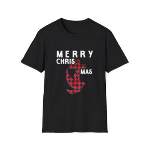 Christmas Plaid Dove T-Shirt — 