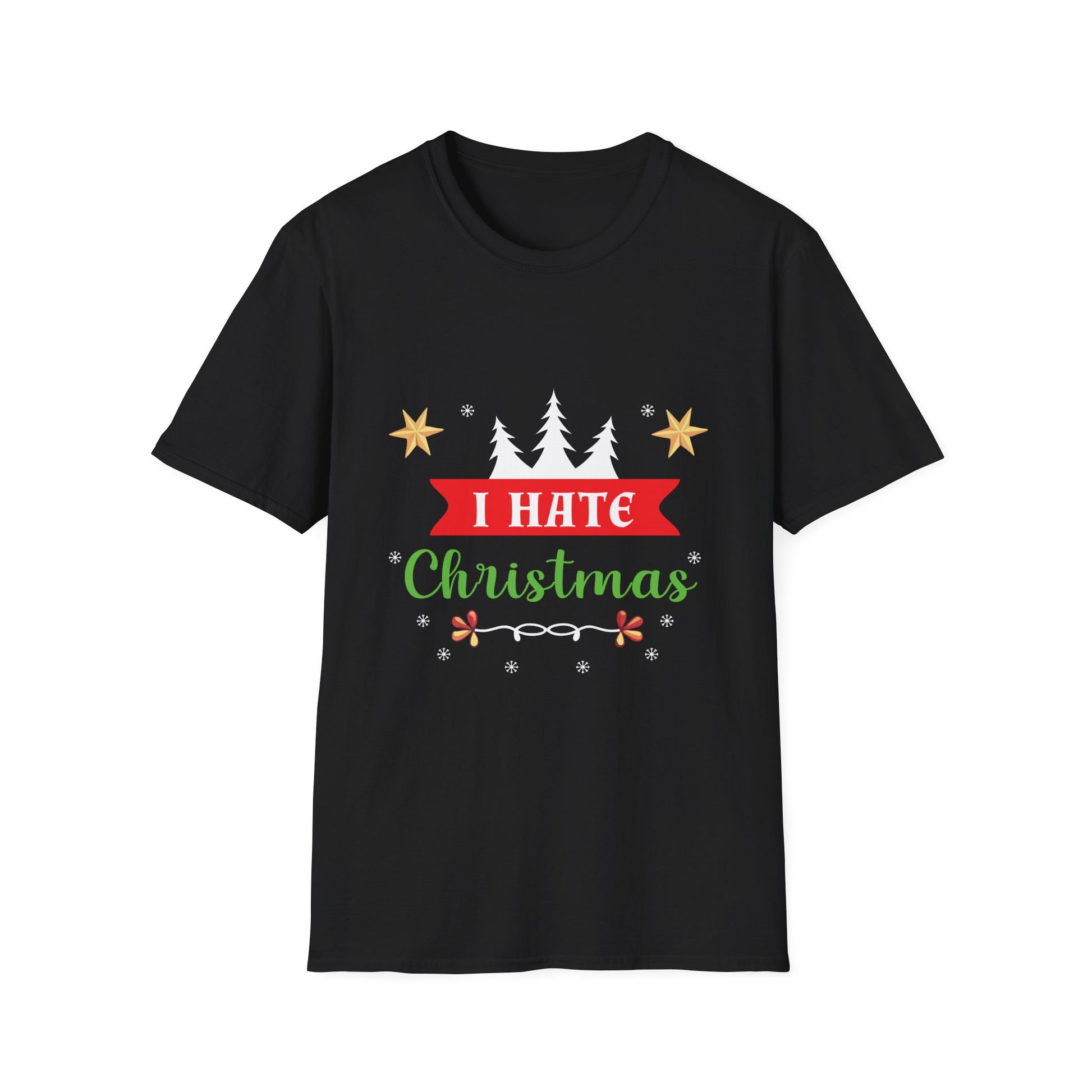 I Hate Christmas T-Shirt — Funny Anti-Christmas Holiday Tee