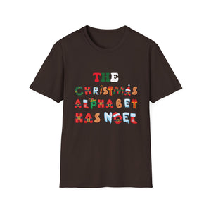 Christmas Alphabet Has Noel T-Shirt — Festive Holiday Lettering Tee