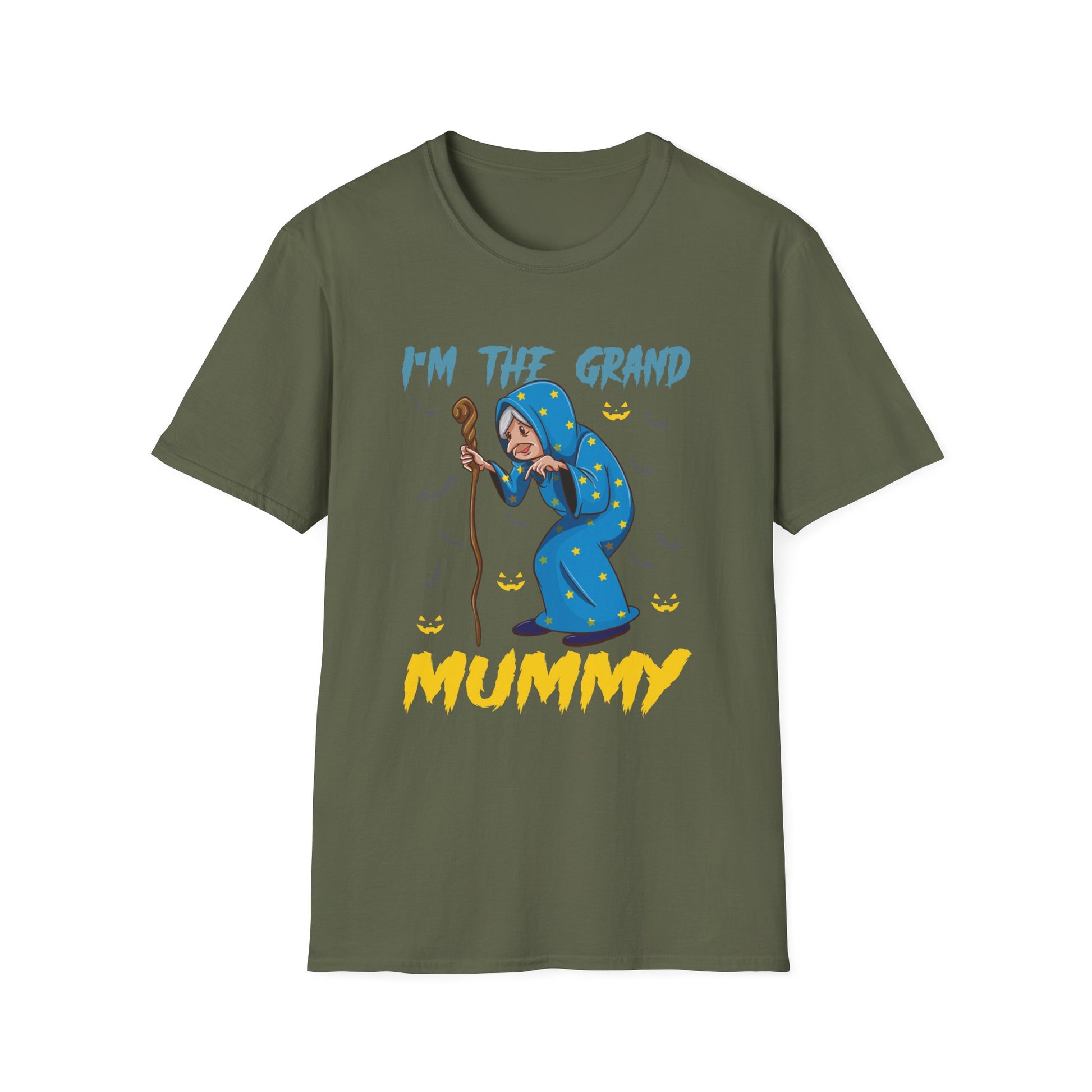 Grand Mummy Halloween T-Shirt — 'I'm the Grand Mummy' Funny Witch Costume Tee