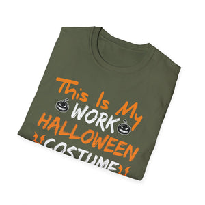 Halloween Work Costume T-Shirt – “This Is My Work Halloween Costume Boo”