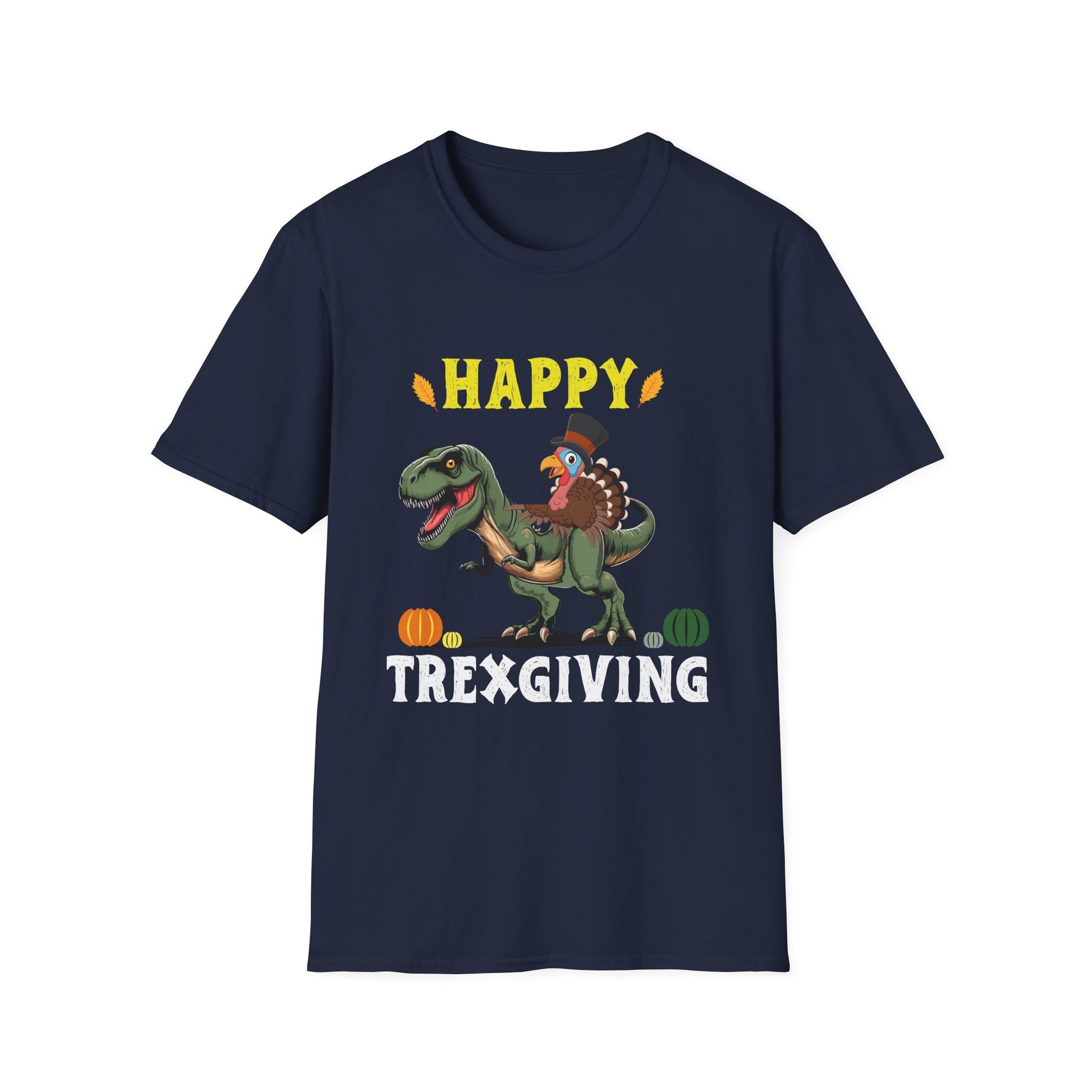 Happy Trexgiving T-Shirt – Funny Thanksgiving Dinosaur Tee