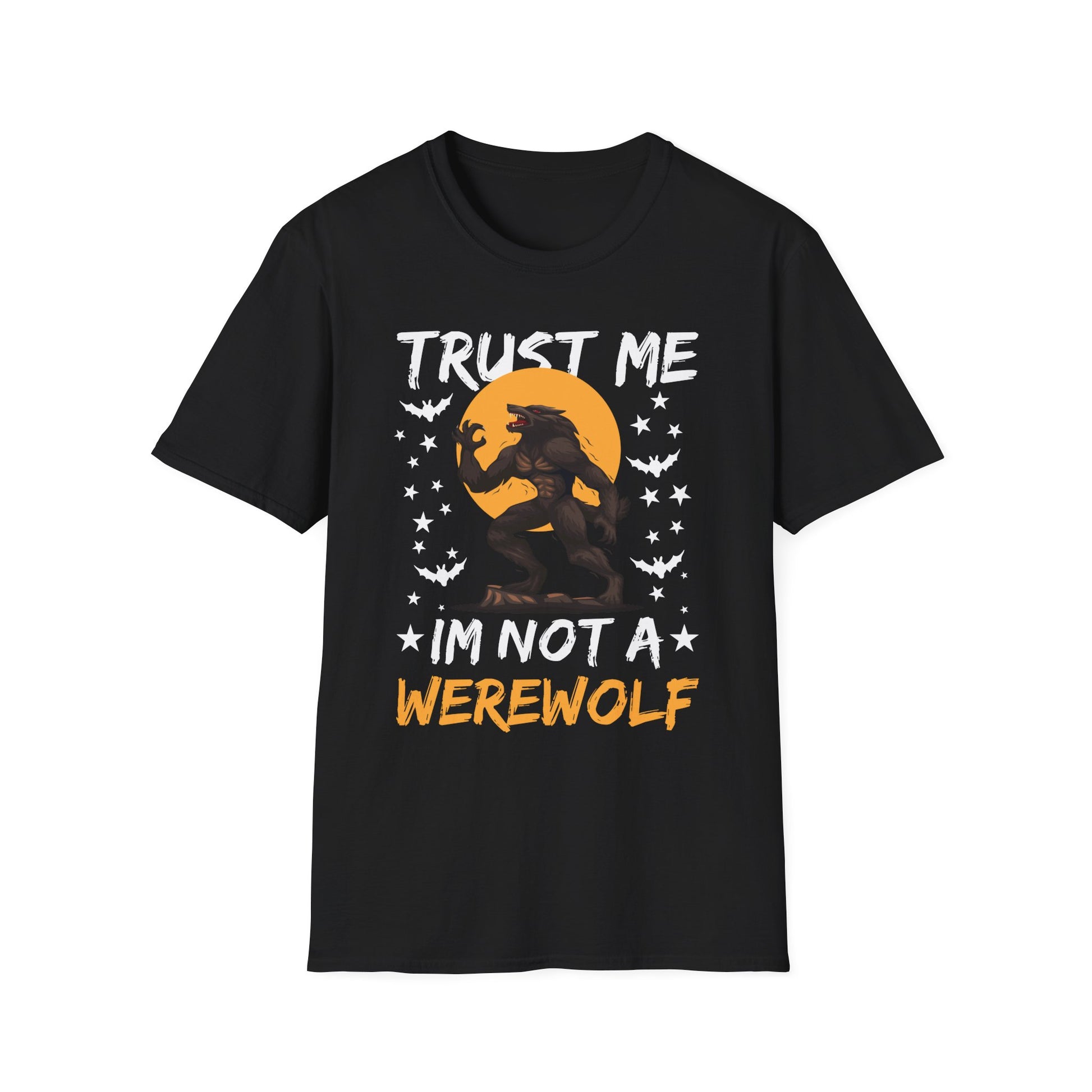 Werewolf Halloween T‑Shirt – "Trust Me I'm Not a Werewolf" Funny Costume Tee