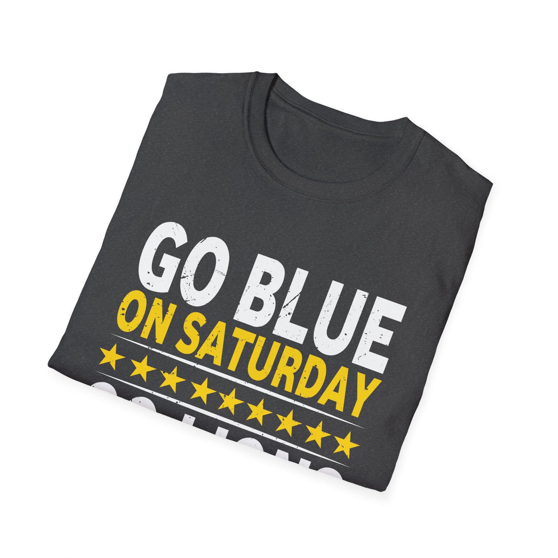 Go Blue On Saturday Go Lions On Sunday  Football Fan Costume Unisex T-Shirt