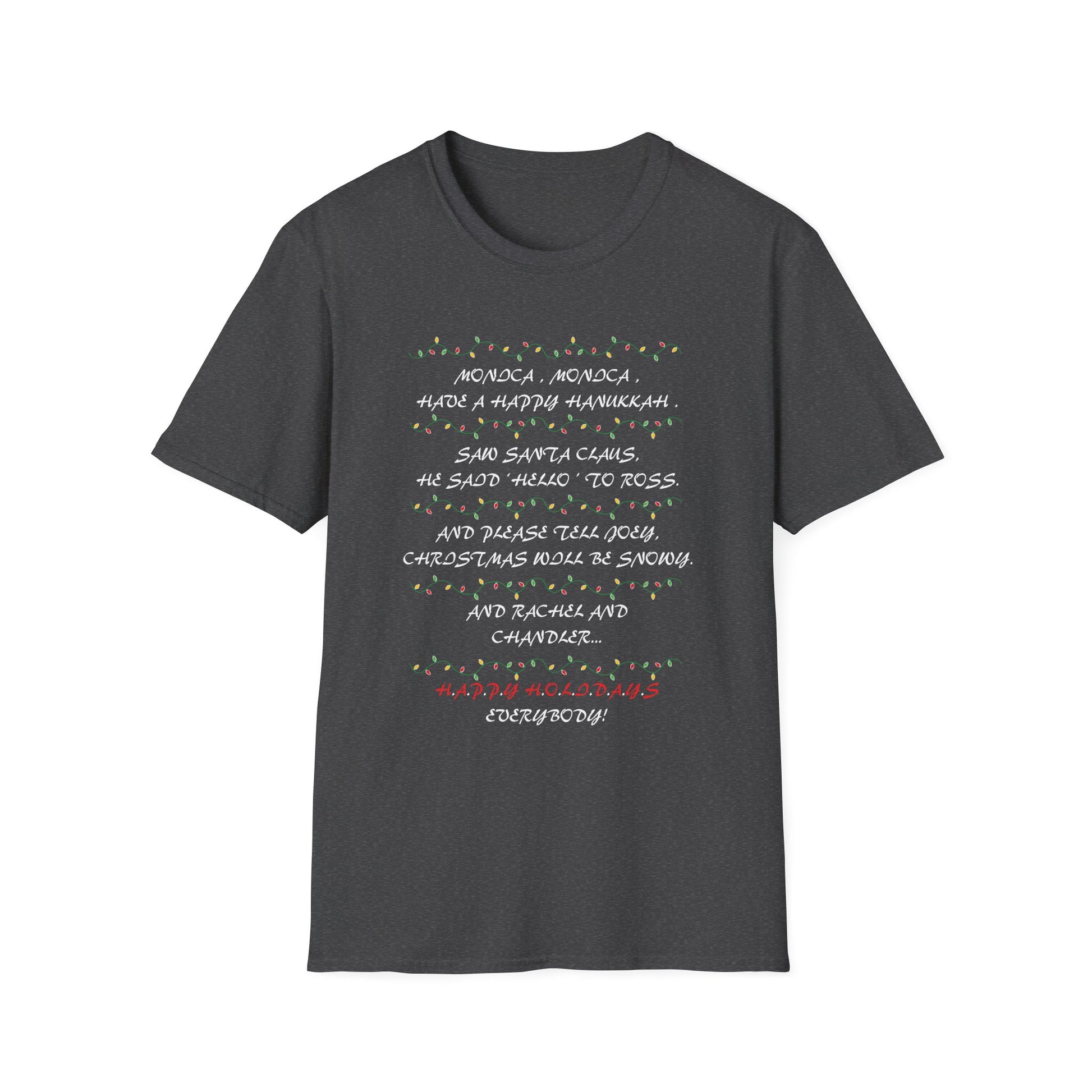 Christmas Carol Lyrics T-Shirt — 'Deck the Halls' Holiday Graphic Tee