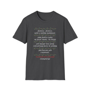 Christmas Carol Lyrics T-Shirt — 'Deck the Halls' Holiday Graphic Tee