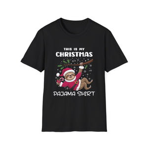 Sloth Christmas Cutie Sloths Christmas T-Shirt-productor-mockup