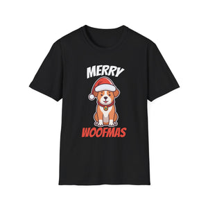 Merry Woofmas T-Shirt — Cute Santa Dog Christmas Tee