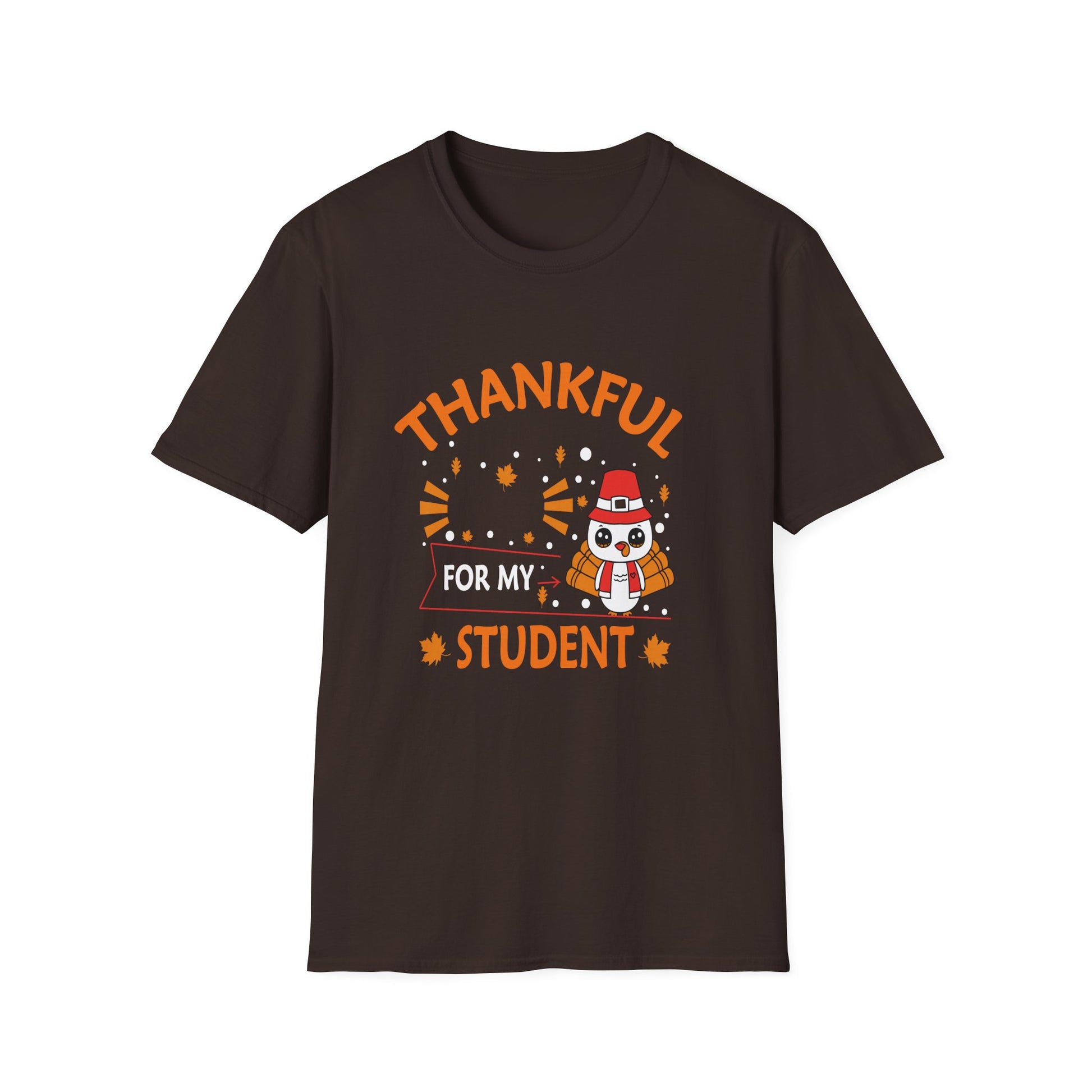 Thankful For My Student T-Shirt — Cute Thanksgiving Teacher Shirt
