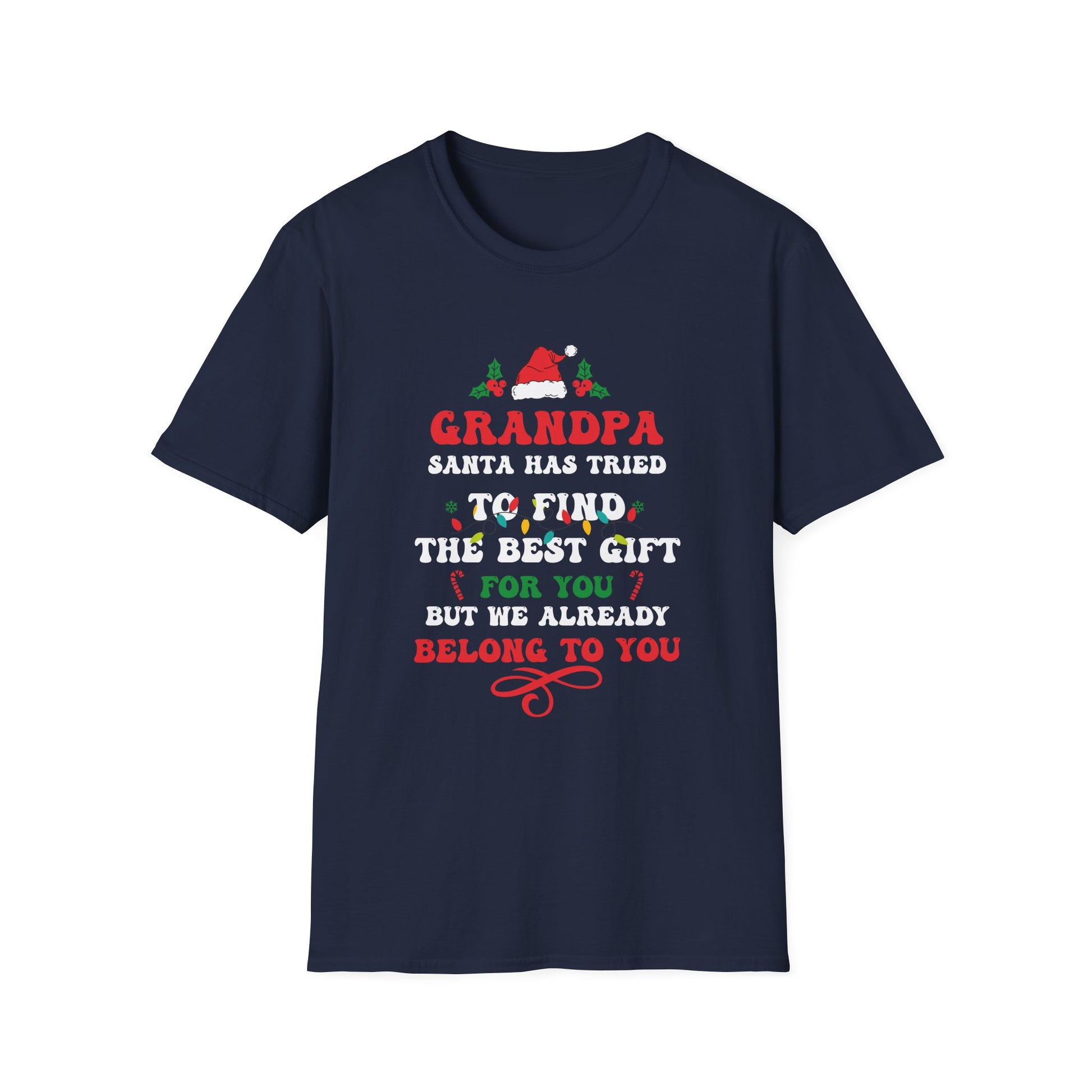 Christmas Shirt For Grandpa Xmas Christmas Granddad Unisex T-Shirt