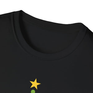 Christmas Pickleball Design_ Christmas Tree Unisex T-Shirt