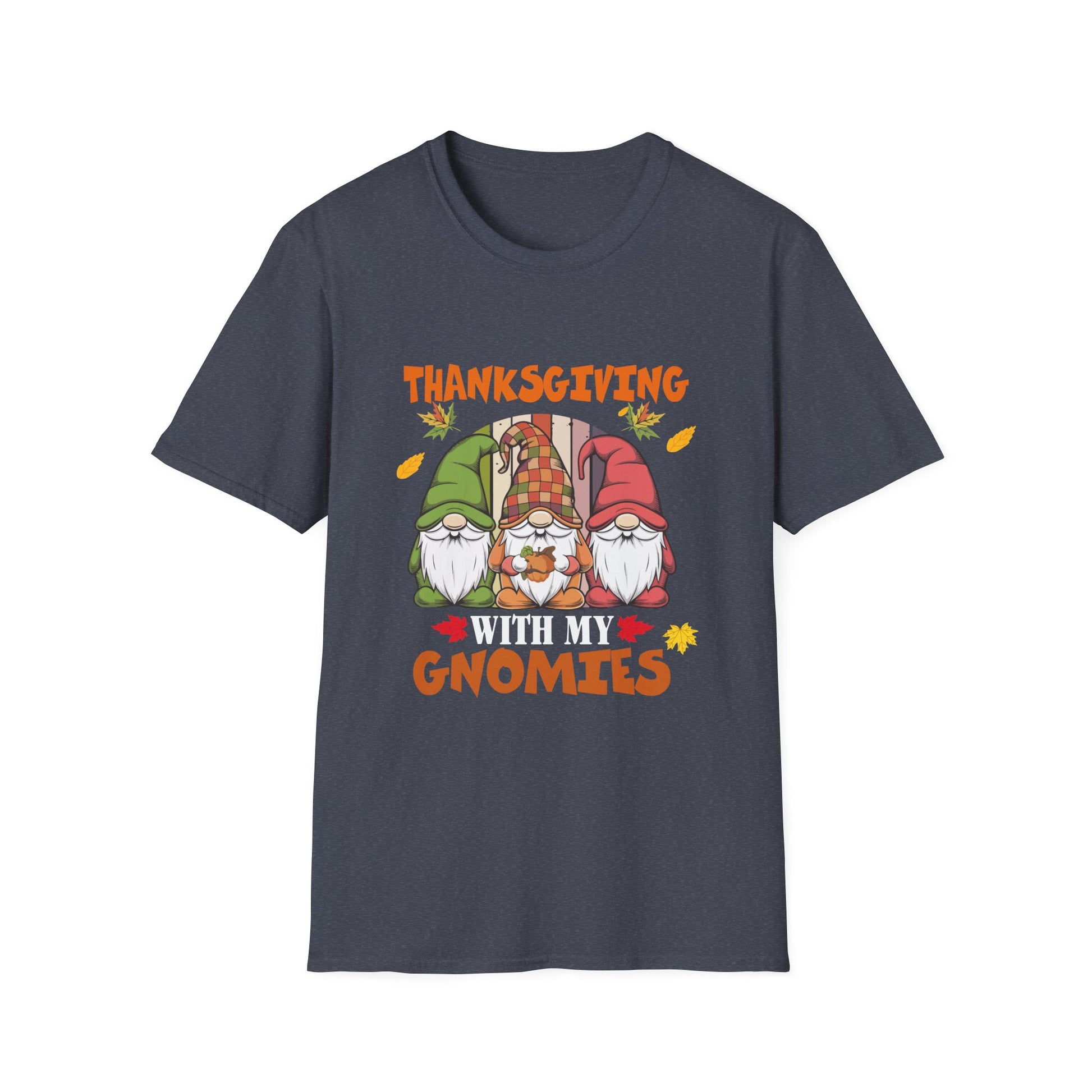 Thanksgiving With My Gnomies Happy Thanksgiving Gnome Fall Unisex T-Shirt