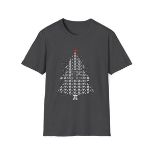 Funny Pi Christmas Tree Math T-Shirt Unisex T-Shirt