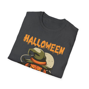 Halloween Daddy T-Shirt — Pumpkin Skull Dad Costume Tee