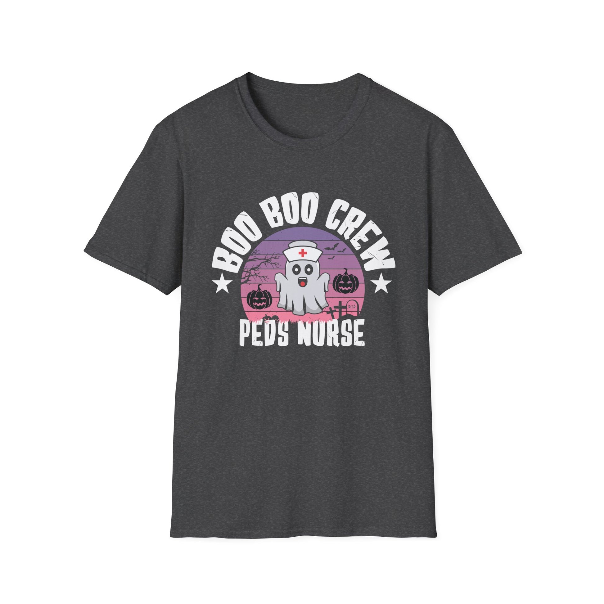 Boo Boo Crew Peds Nurse T-Shirt — Halloween Pediatric Nurse Tee