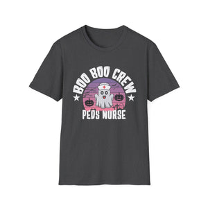 Boo Boo Crew Peds Nurse T-Shirt — Halloween Pediatric Nurse Tee
