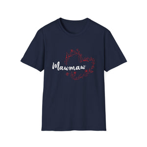 Womens Mawmaw Gift Grandma Christmas Mother_s Day Unisex T-Shirt