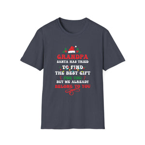 Christmas Shirt For Grandpa Xmas Christmas Granddad Unisex T-Shirt