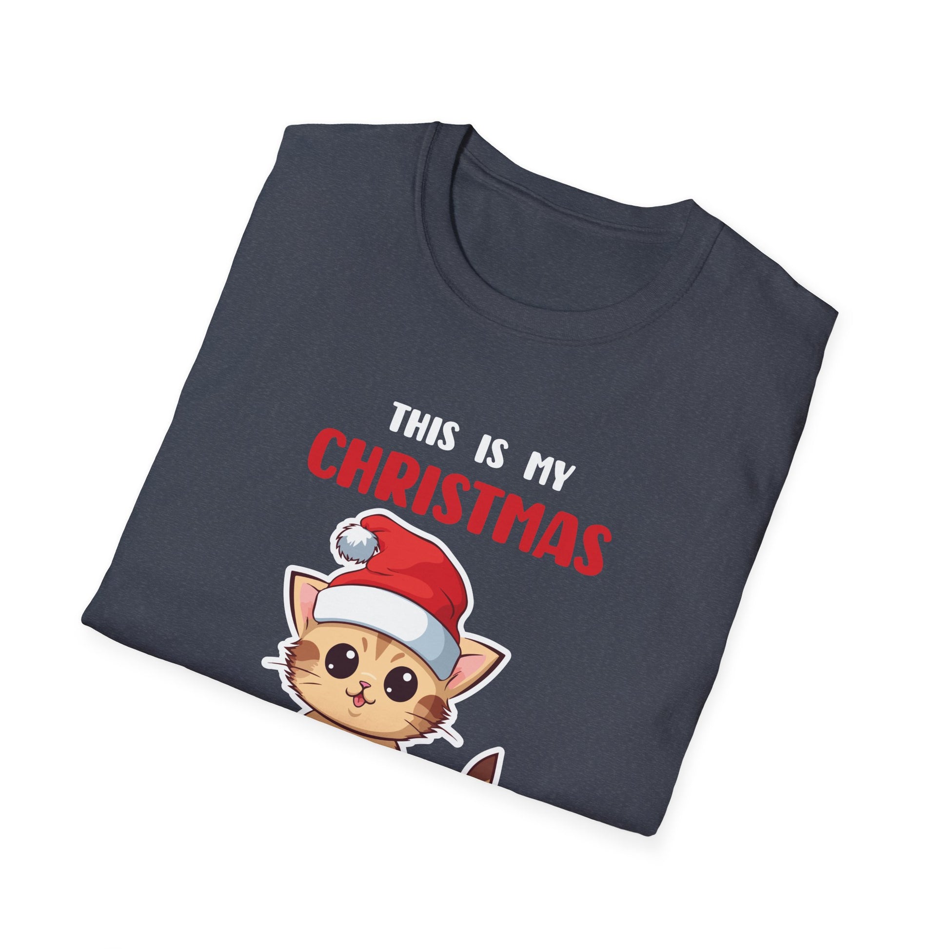 Cat Lover This Is My Christmas Pajama Shirt Christmas Unisex T-Shirt