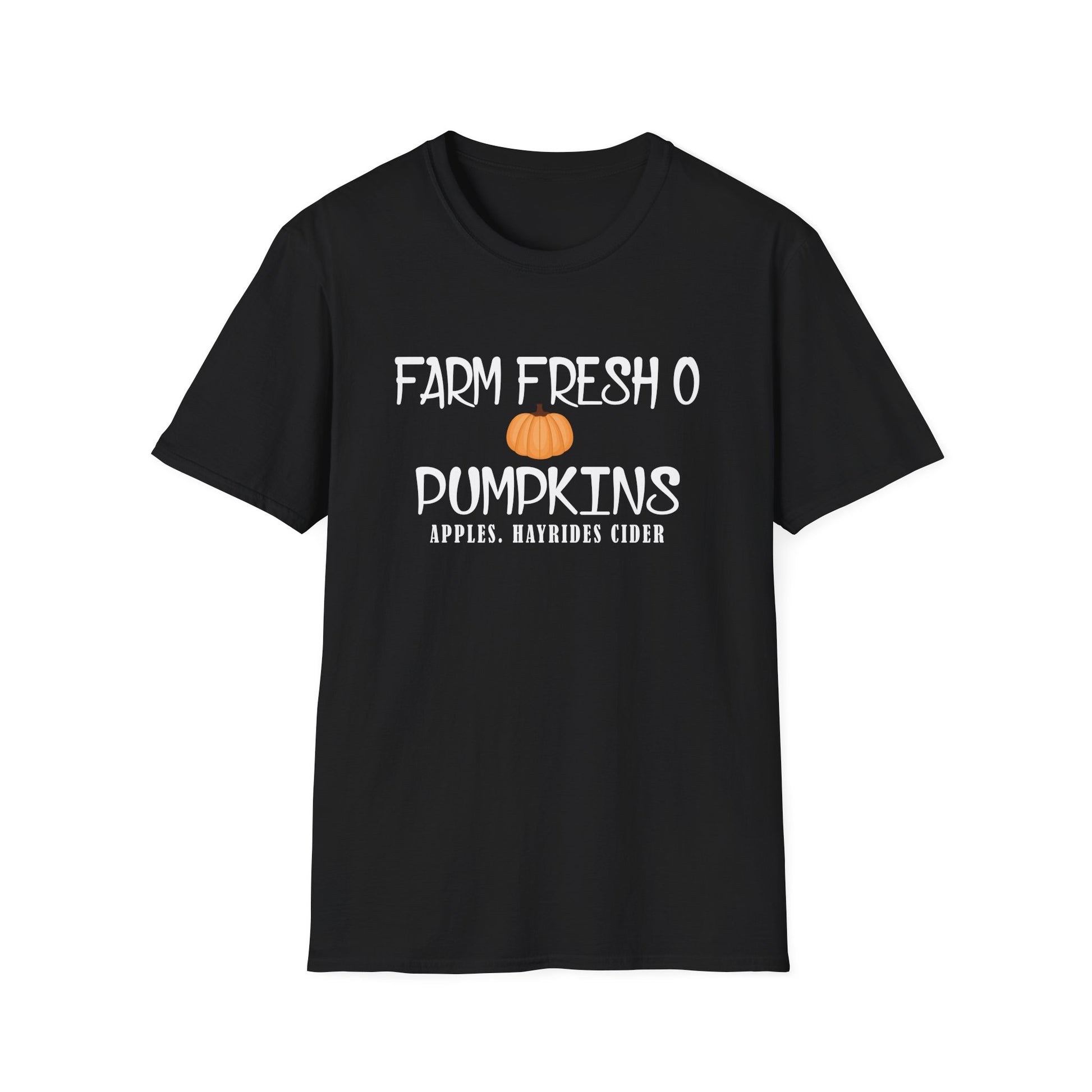 Farm Fresh Pumpkins T-Shirt — Pumpkin Patch, Apples & Hayrides Fall Tee
