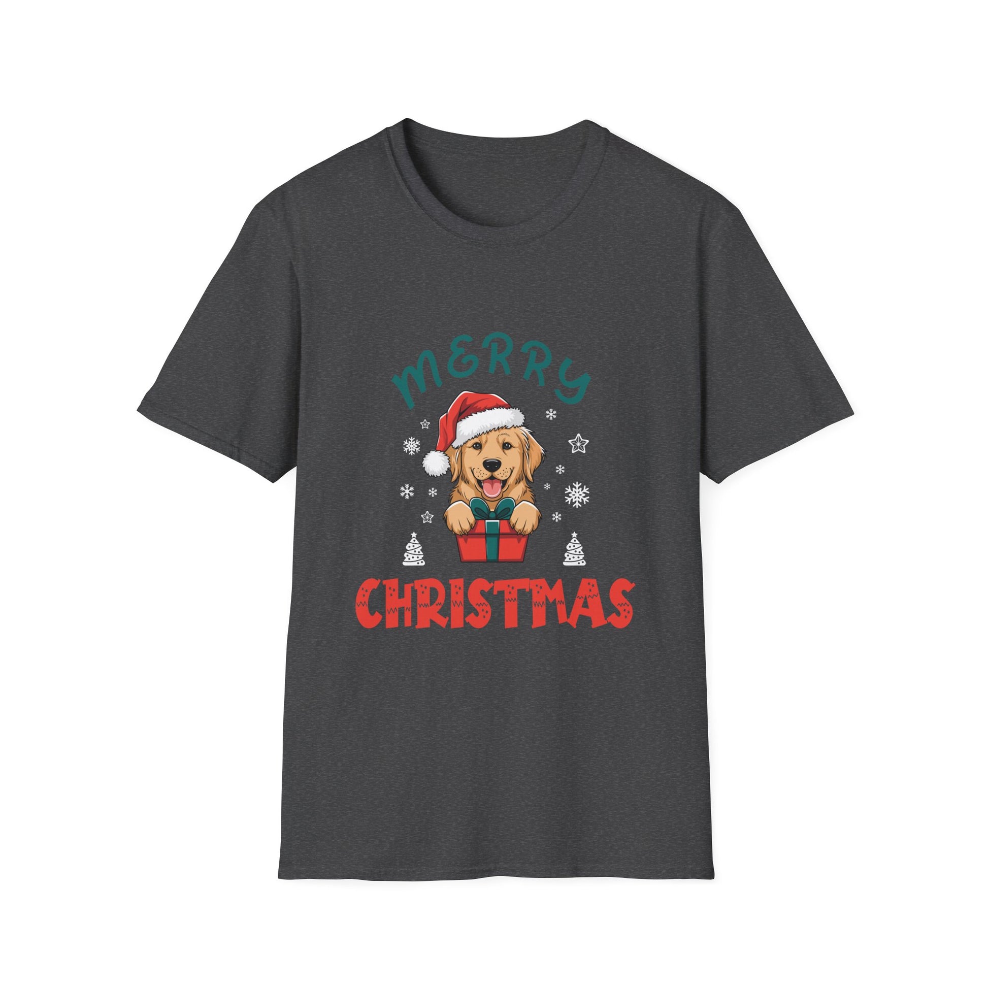 Merry Christmas Retriever Gold Ugly Christmas Unisex T-Shirt