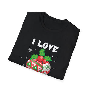 Christmas Balls Graphic T-Shirt — I Love Christmas Balls Holiday Tee