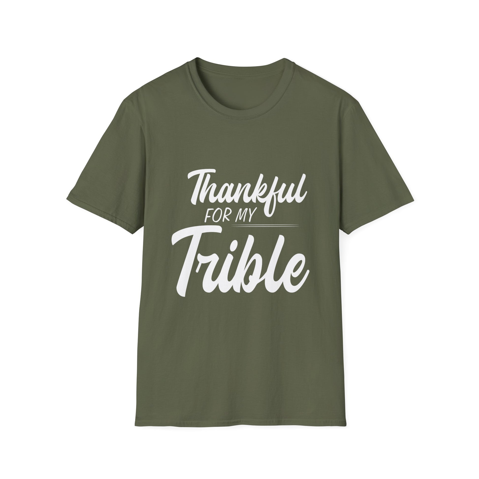 Thankful for My Tribe T-Shirt — Family Thanksgiving Graphic Tee