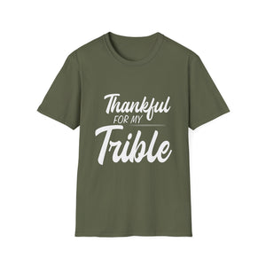 Thankful for My Tribe T-Shirt — Family Thankful Thanksgiving Tee