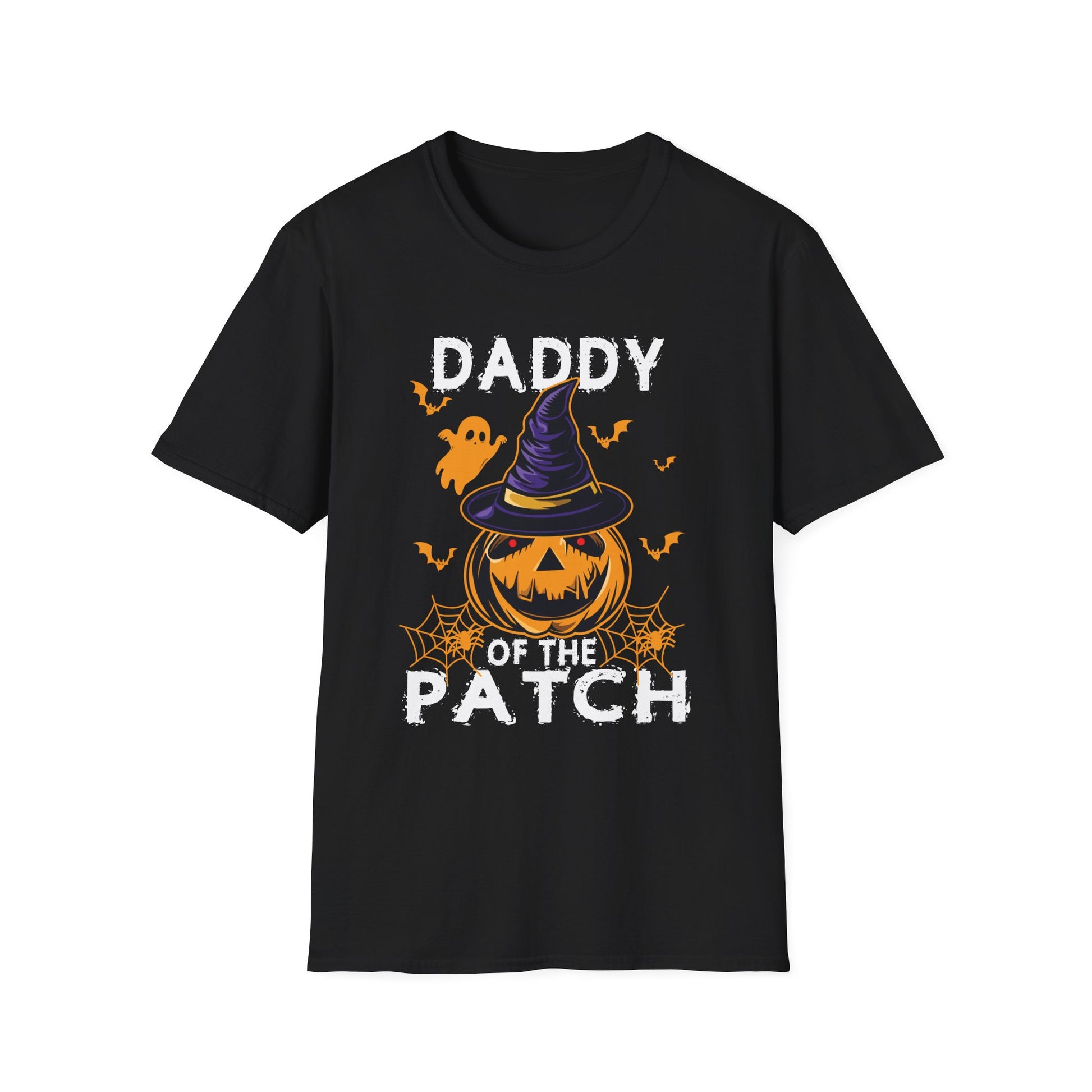 Daddy Halloween Costume Funny Pumpkin Family Halloween Tee Unisex Softstyle T-Shirt