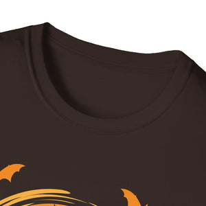 Dachshund Halloween T-Shirt — Dachshund Silhouette with Bats & Moon
