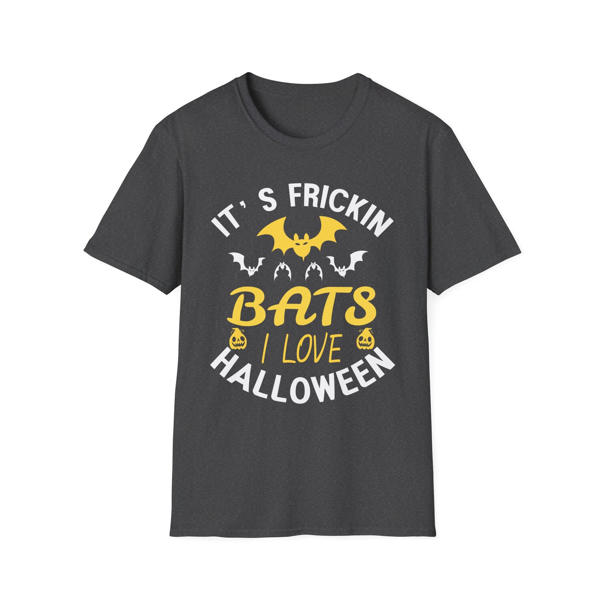 Halloween Bat T-Shirt — "It's Frickin Bats I Love Halloween" Graphic Tee