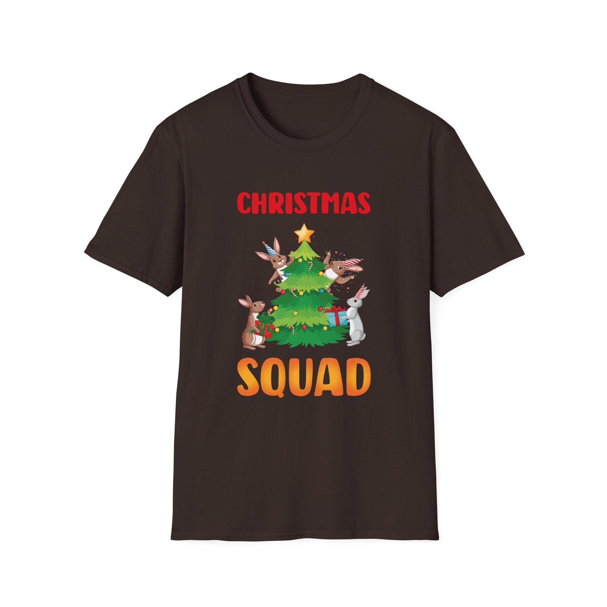 Bunny Christmas Tree Christmas Squad Bunnies Unisex T-Shirt