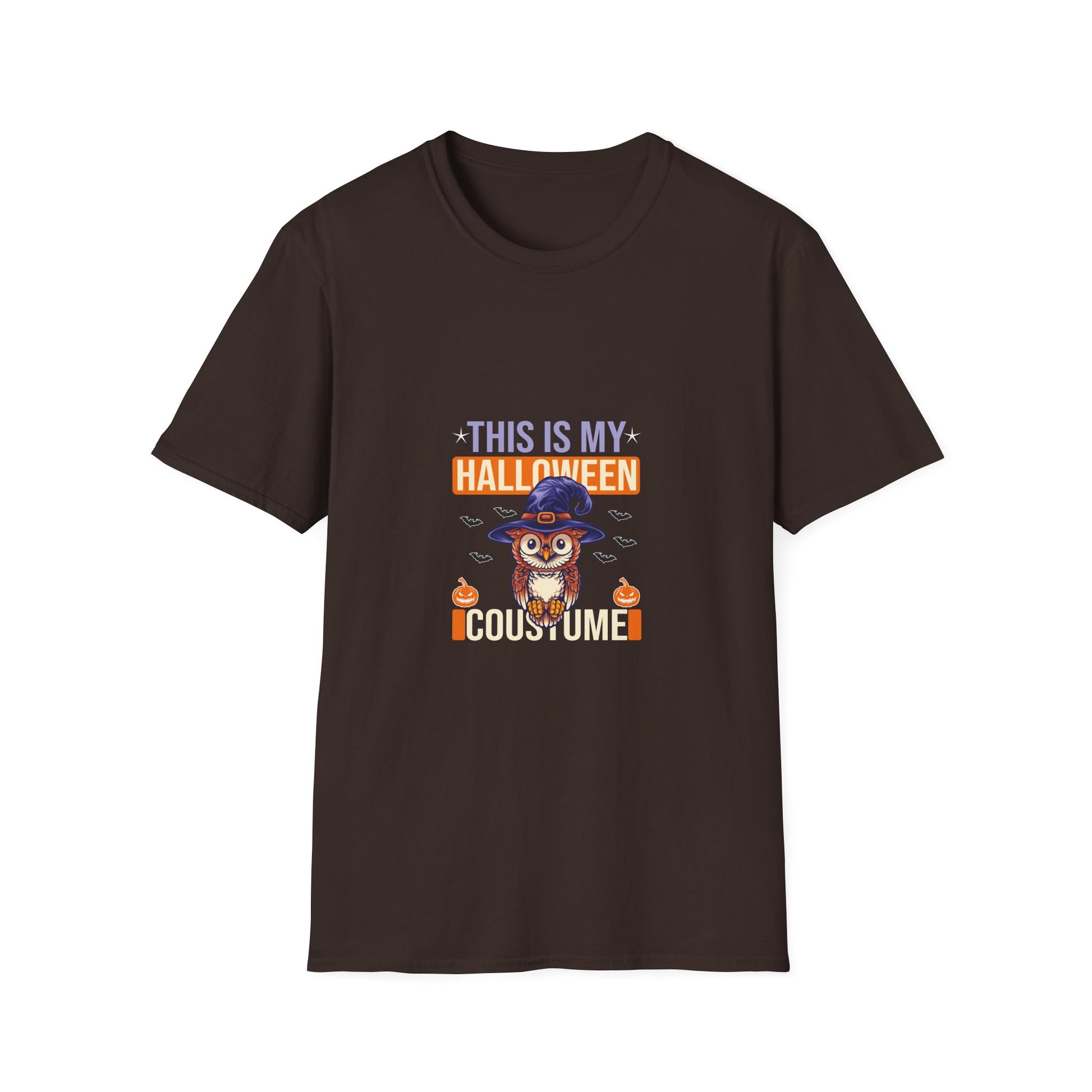 Halloween Owl T-Shirt – "This Is My Halloween Costume" Cute Witch Hat Tee