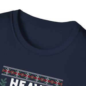 Heavy Christmas Skull T-Shirt — Santa Skull Holiday Metal Tee