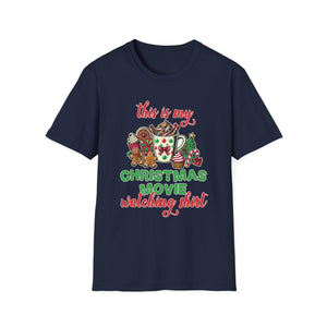 Tapir Christmas Tree Christmas Animal Gifts T-Shirt-productor-mockupUnisex Softstyle T-Shirt