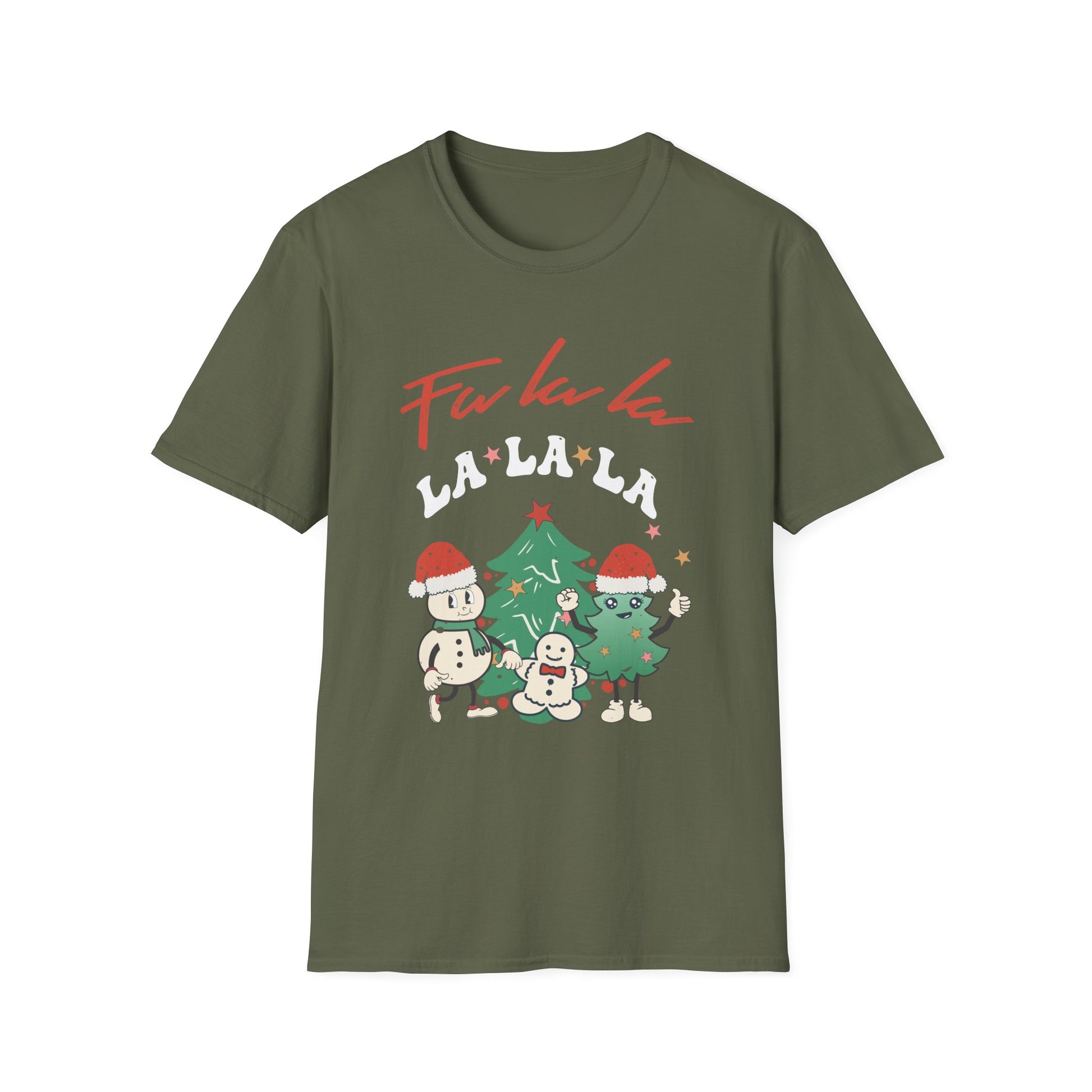 Fa La La La La La Christmas Tree Christmas T-Shirt Unisex T-Shirt