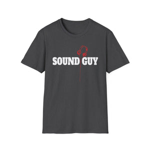 Sound Guy T-Shirt – Pro Audio Headphones Crew Tee