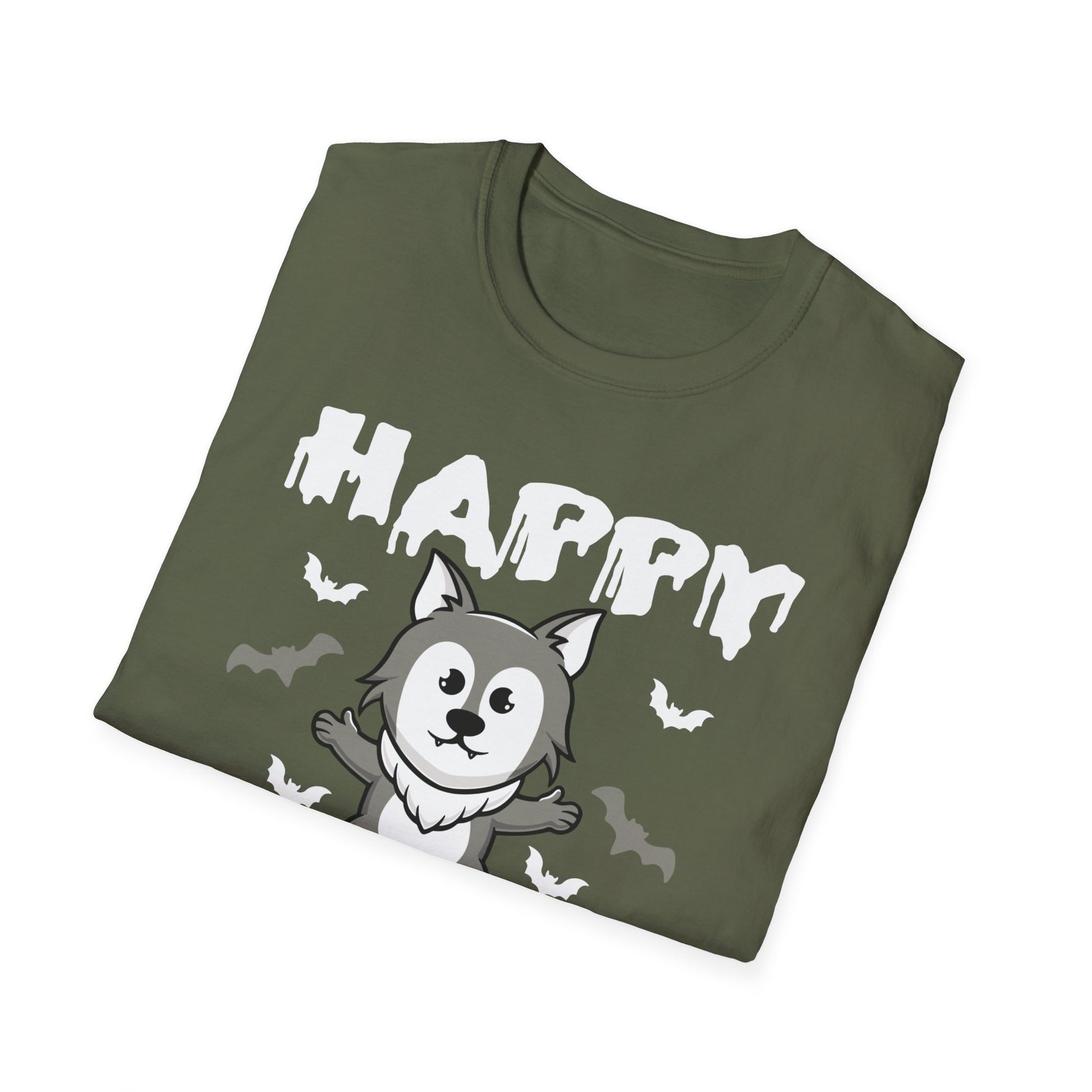 Happy Halloween Scary Pumpkin Halloween Costume Ghost TeeUnisex Softstyle T-Shirt