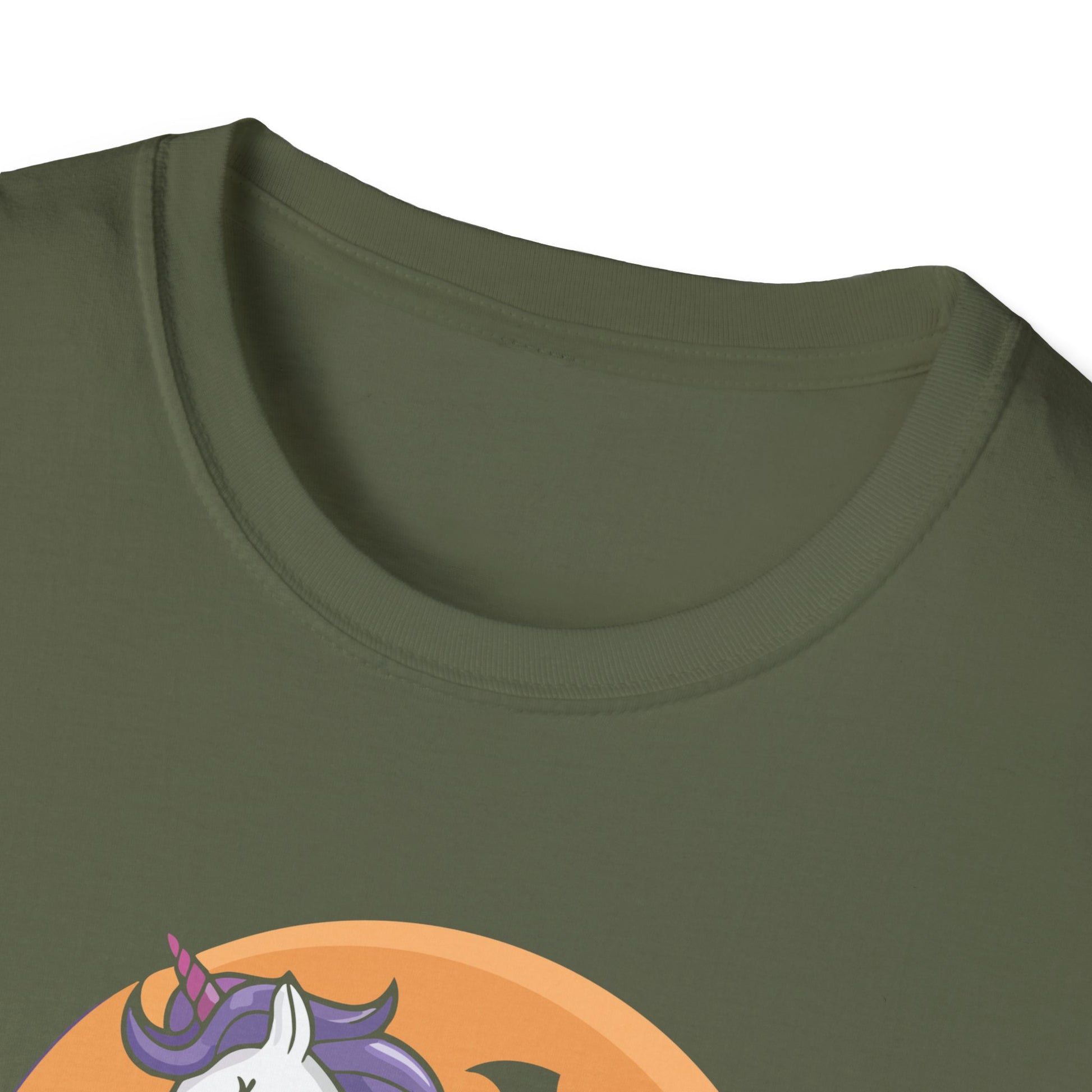 Halloween Unicorn T-Shirt — "Happy Haunti-Corn" Pumpkin & Bats Costume Tee