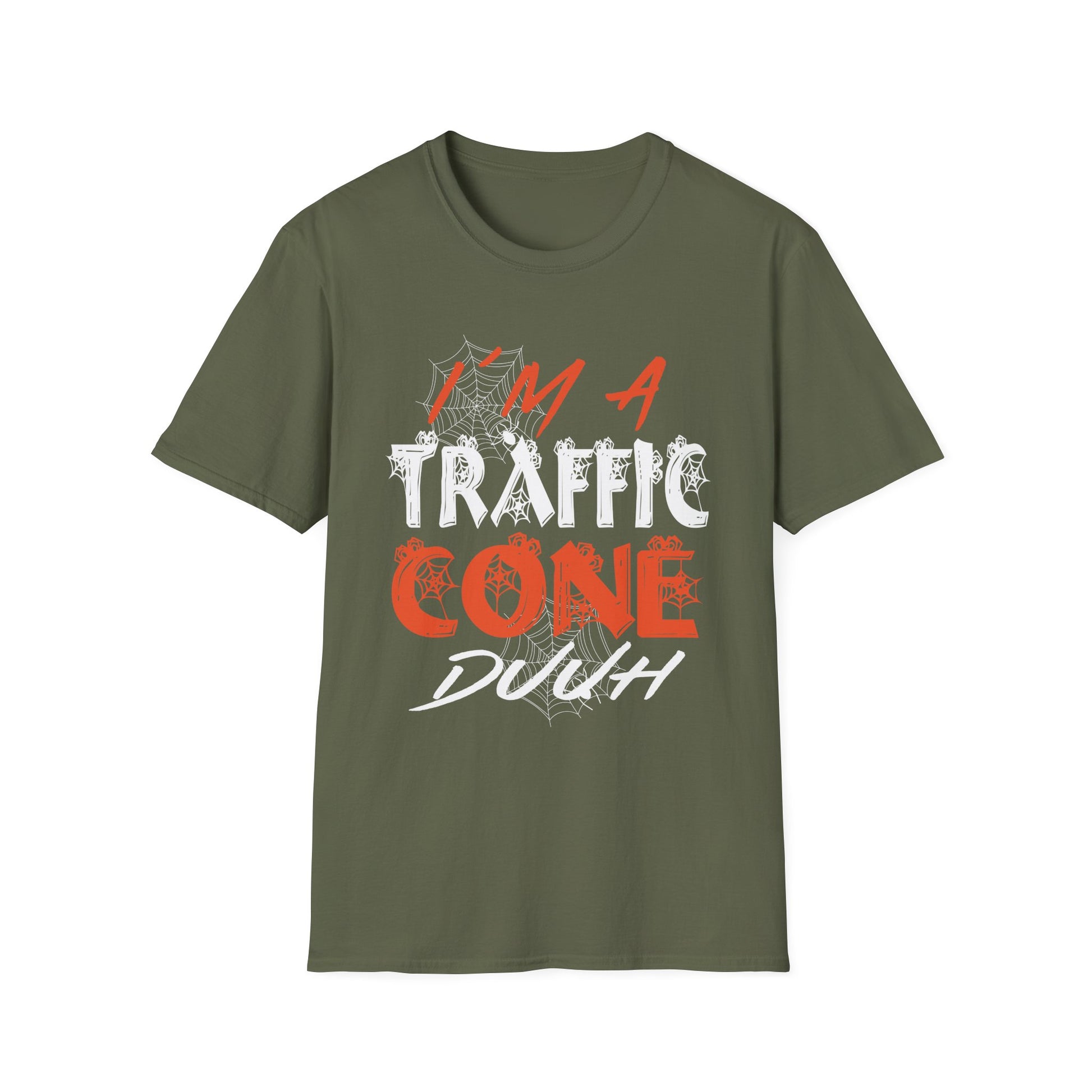 I'm a Traffic Cone Duhh T-Shirt — Funny Construction Worker Tee