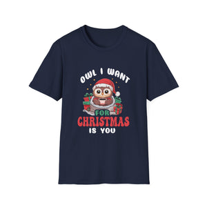 Christmas Owl T-Shirt — 