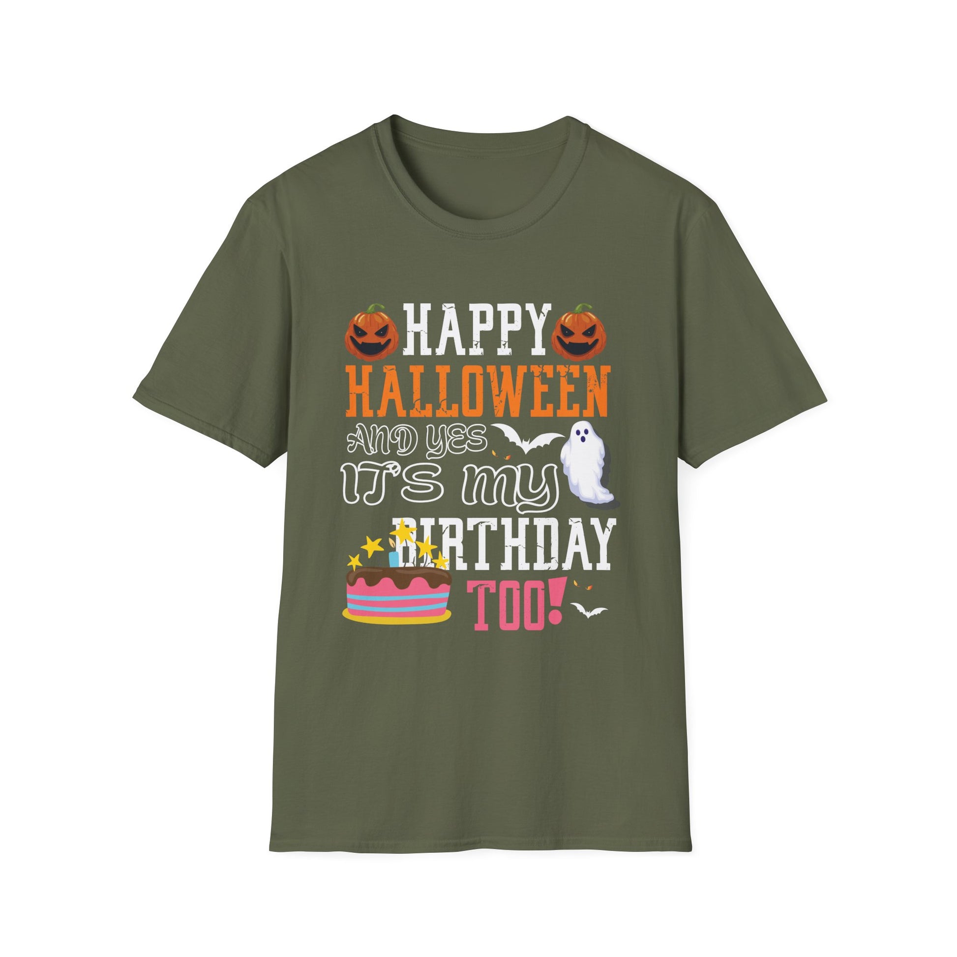 Happy Halloween And Yes It’s My Birthday Too T-Shirt — Halloween Birthday Tee