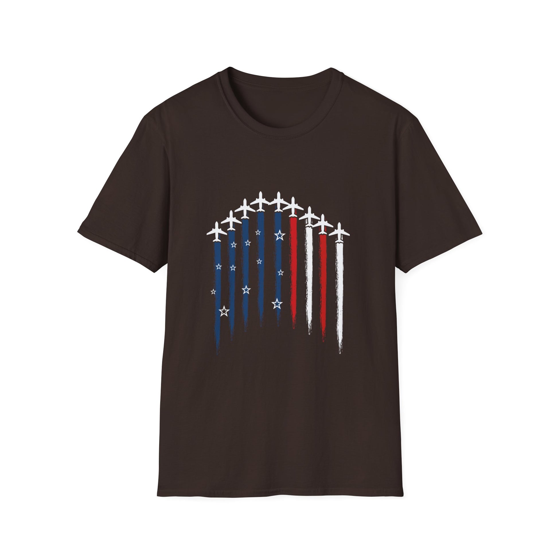 Patriotic Airplane Flag T-Shirt