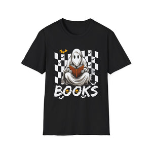 Halloween Costume spooky Books funny Ghost Lover Halloween Tee Unisex Softstyle T-Shirt