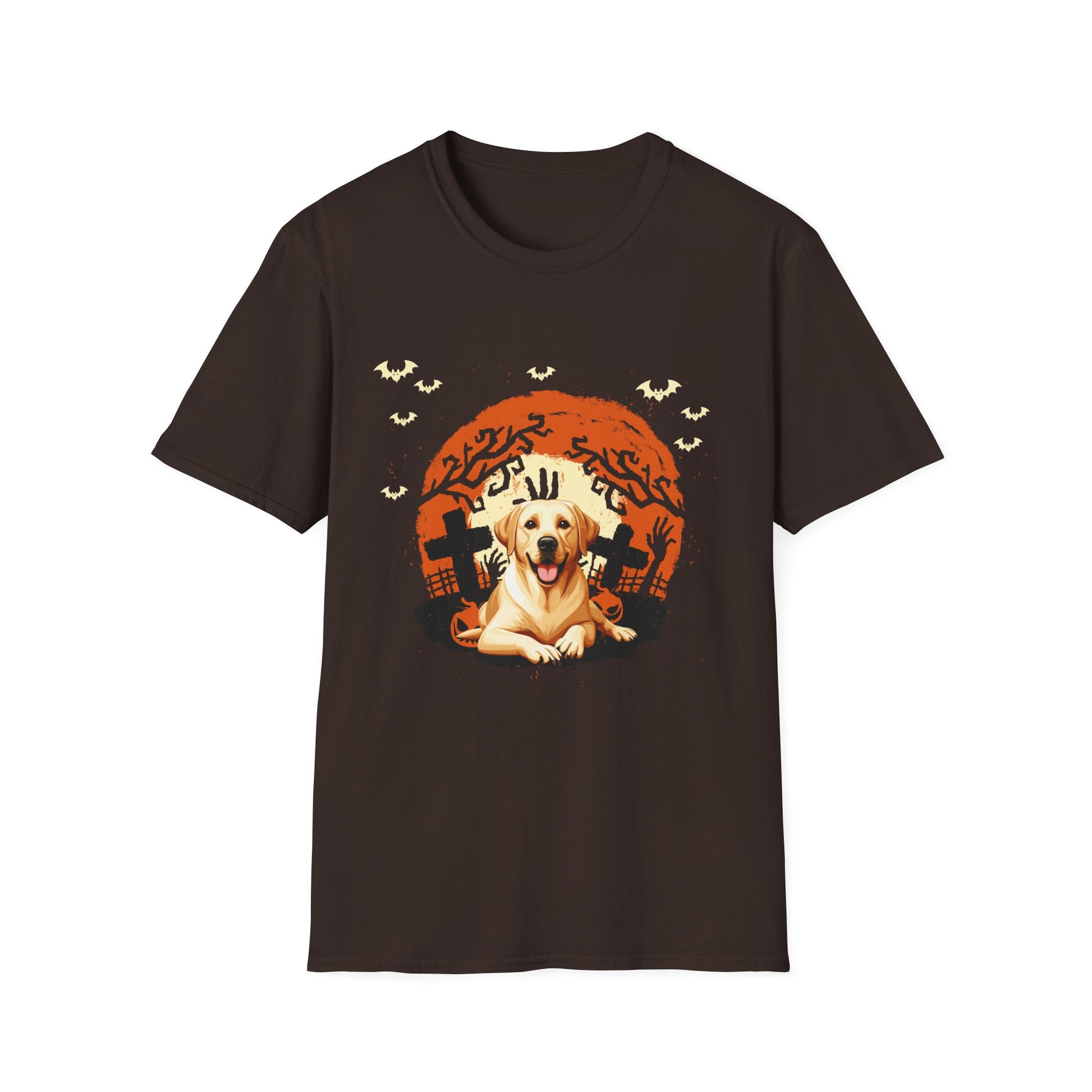 Funny Halloween Dog tee Golden Retrievers Halloween Tee