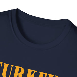 Turkey and Touchdowns T-Shirt — Thanksgiving Football Tee  Unisex T-Shirt